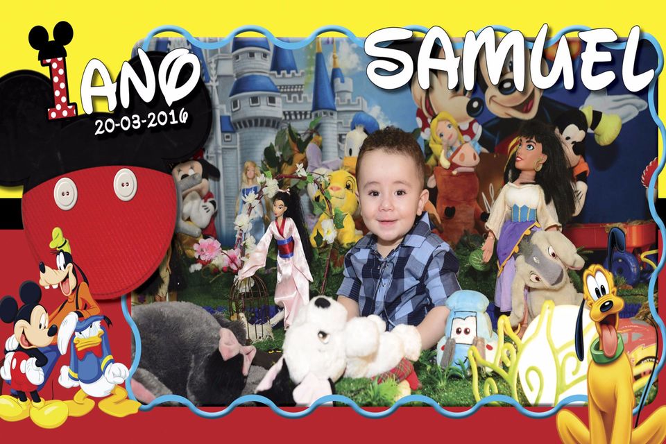 Samuel - 1 Ano - Tema: Mickey e sua turma