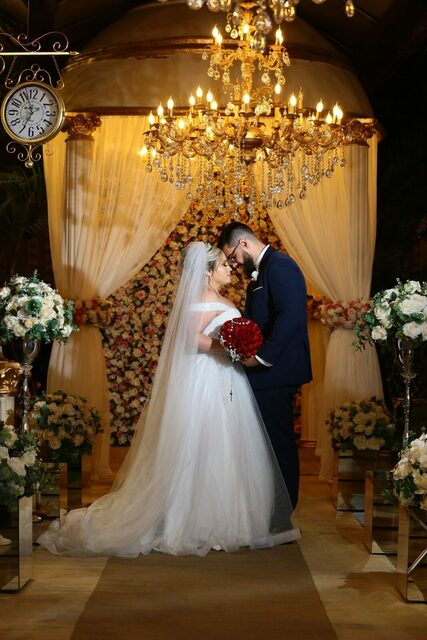 Casam Milena e Mateus